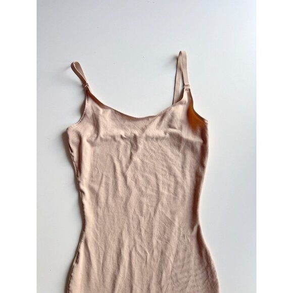 SPANX Natural Nude Socialight Smoothing Slip Cami Dress, Size M - Picture 7 of 13